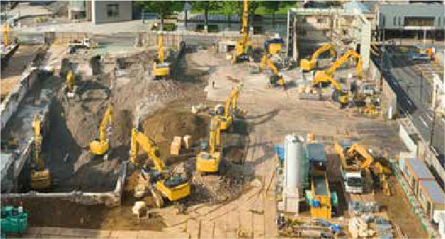建築工事現場